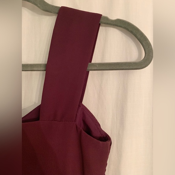 Maroon Empire Dress • PERFECT CONDITION - Picture 13 of 16